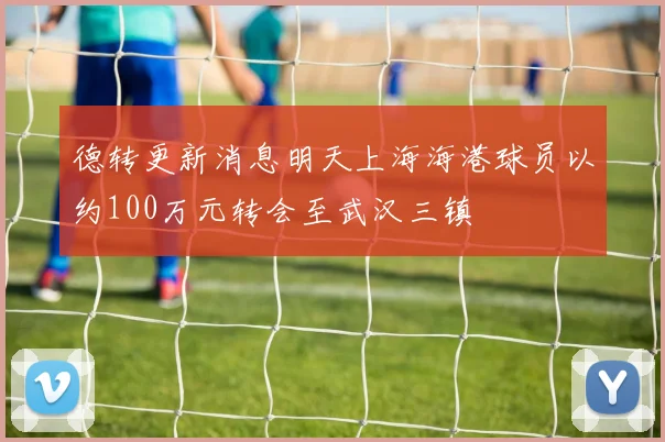 德转更新消息明天上海海港球员以约100万元转会至武汉三镇